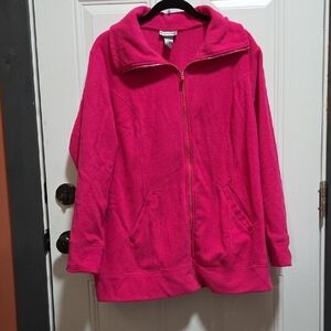 Jacket Catherines Vibrant Pink Fleece Jacket